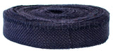 1" Navy Burlap Ribbon - Finished Edge - 25 Yards