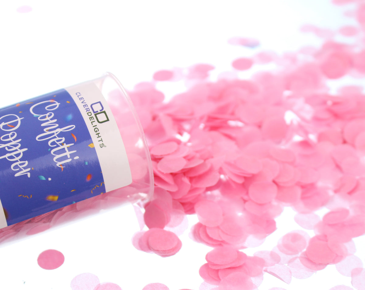 Pink Confetti Poppers