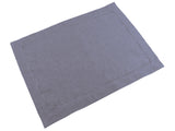 Hemstitch Placemats - Linen/Cotton Blend - Slate