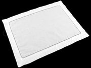 Hemstitch Placemats - 100% Cotton - White