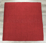 36" Red Burlap Squares - Finished Edge