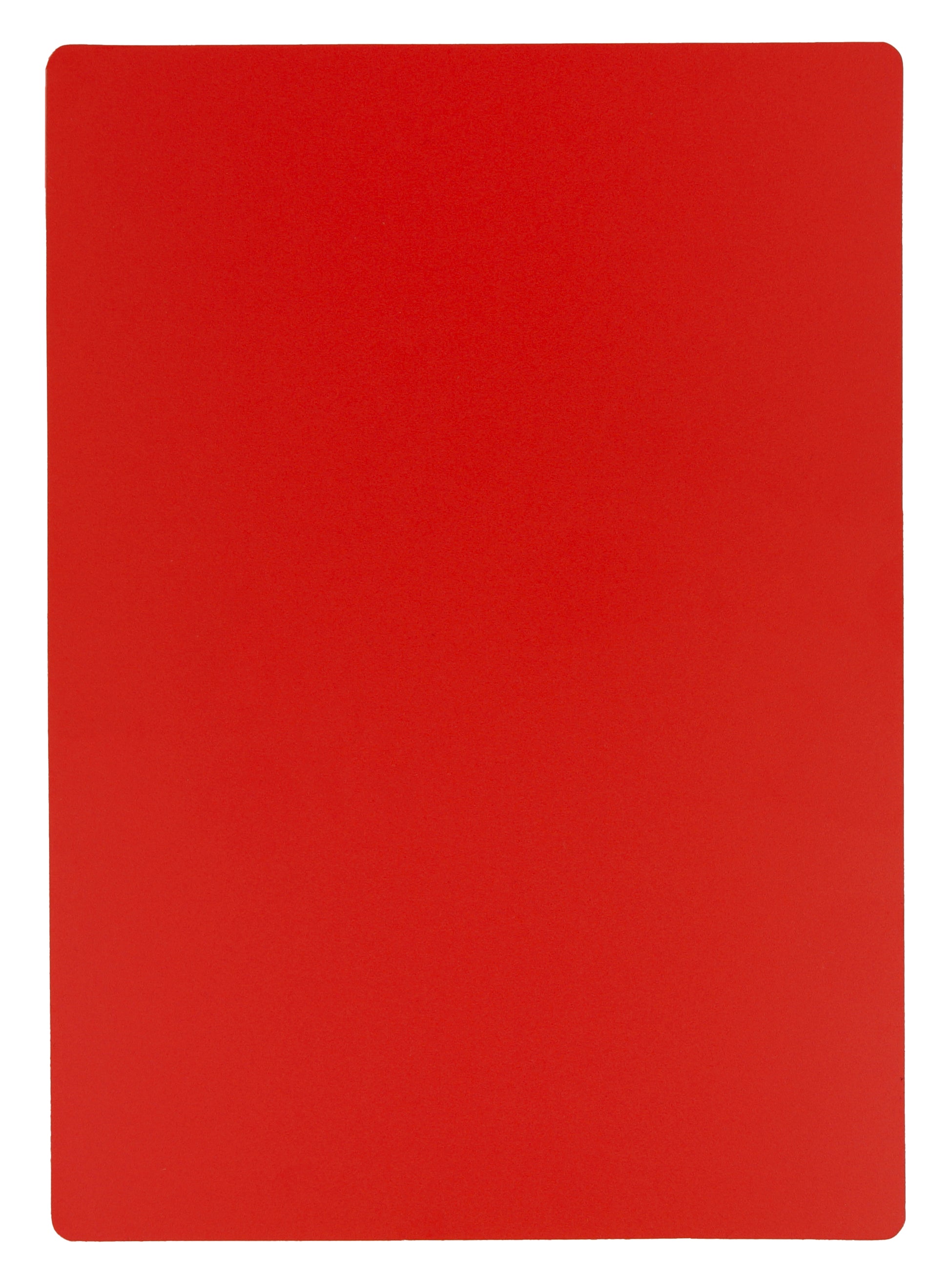 Red Plastic Cards - 5" x 7"
