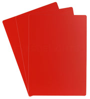 Red Plastic Cards - 5" x 7"