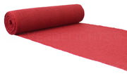 14" Red Burlap Roll - Finished Edges