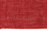 Red Burlap Tablecloths - 60" x 60" - Finished Edge