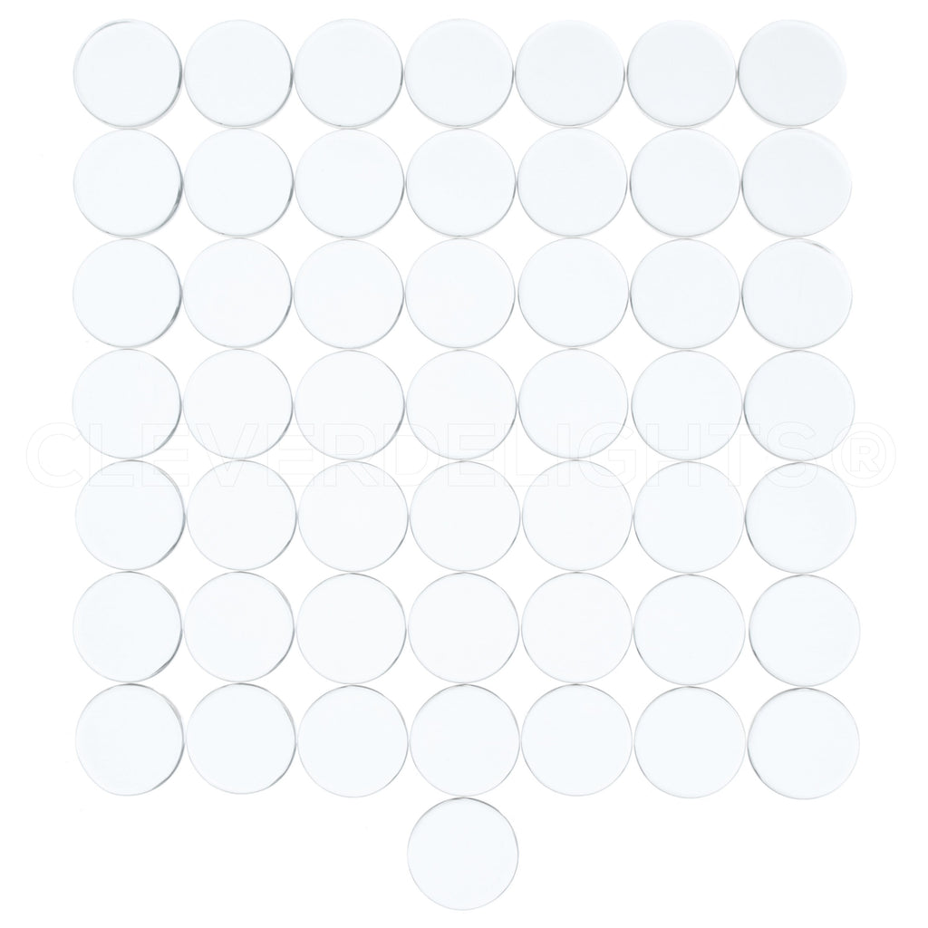 14mm (9/16") Round Glass Tiles