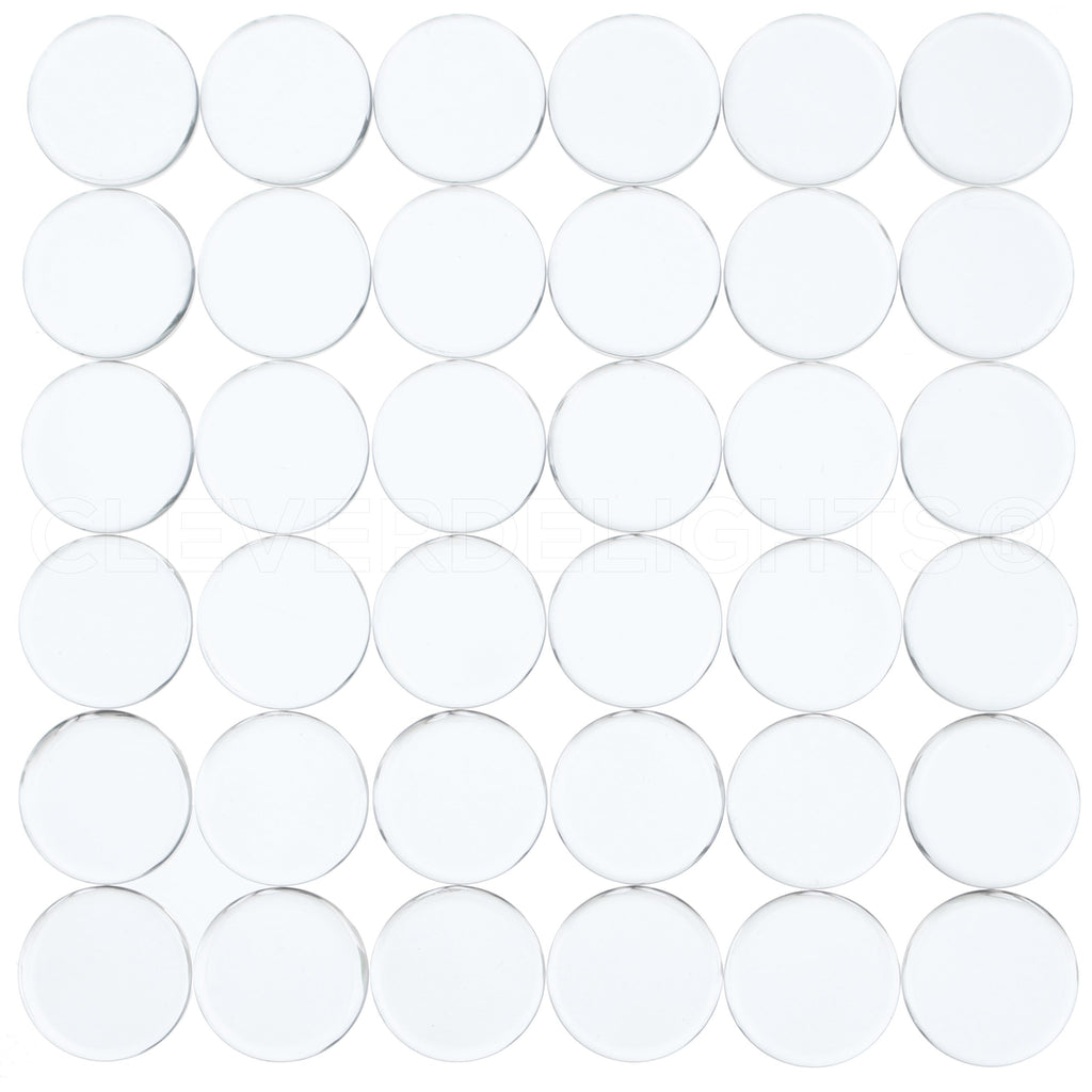 16mm (5/8") Round Glass Tiles