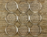 25mm (1") Round Glass Tiles