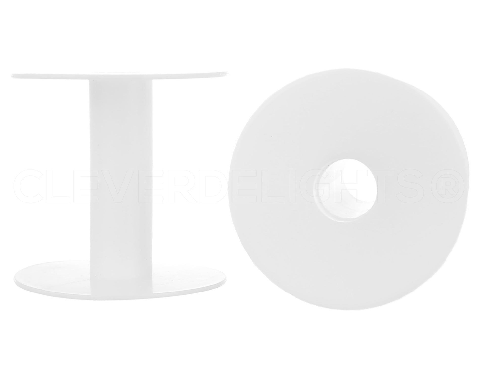 Plastic Spools - 2" - White