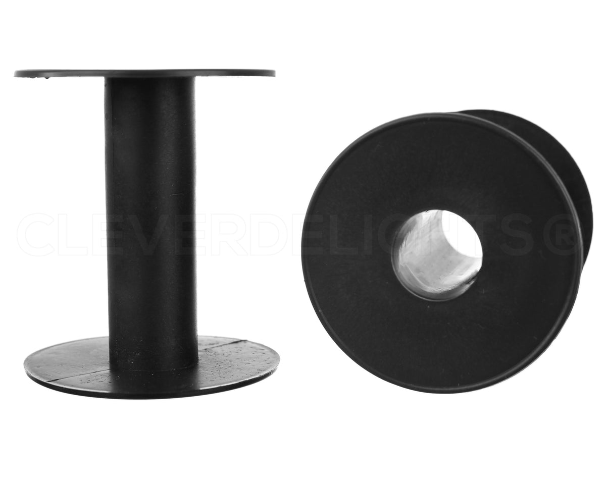 Plastic Spools - 3" - Black