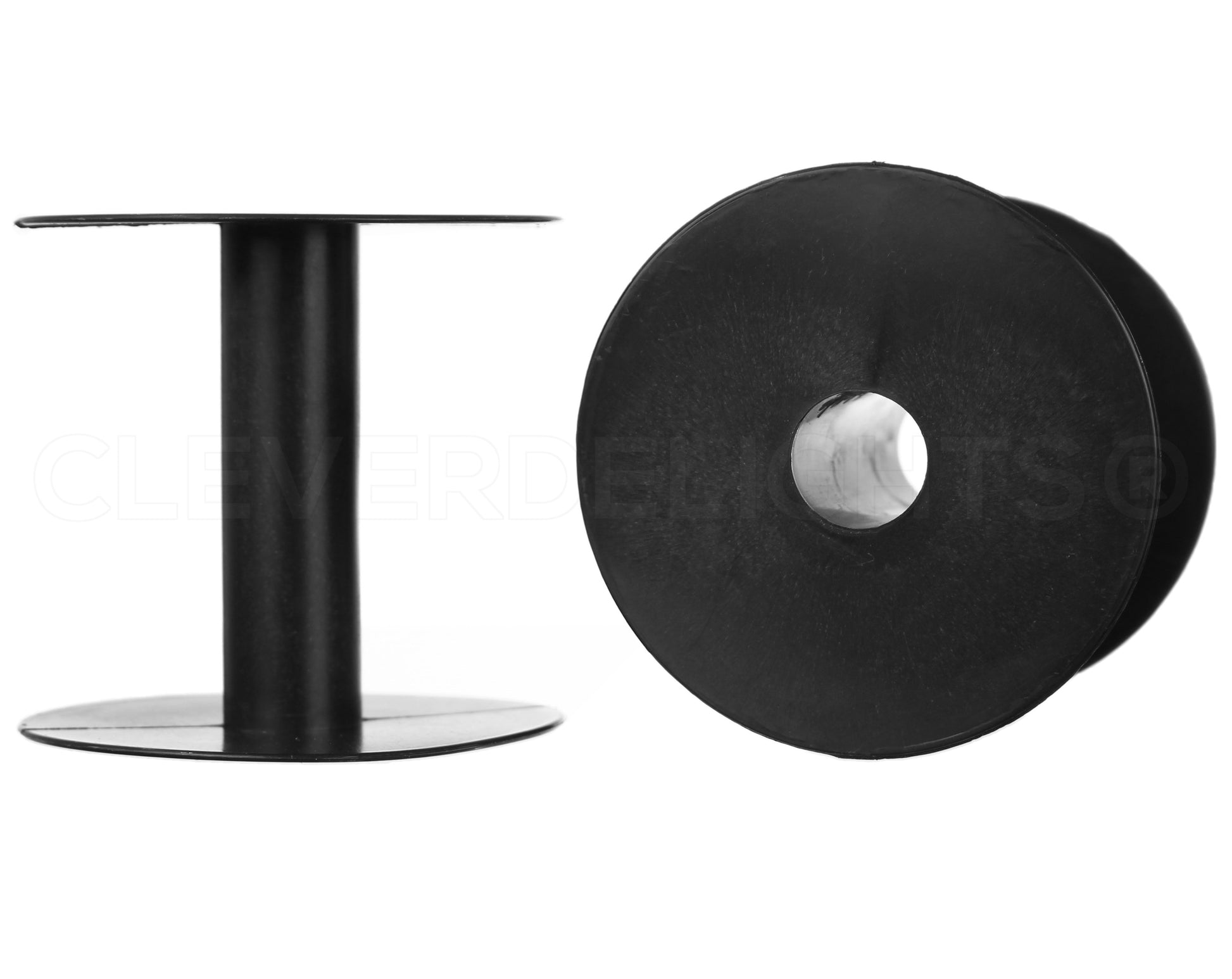 Plastic Spools - 3 1/2" - Black