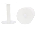Plastic Spools - 4 3/8" - White