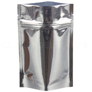 Silver Stand-Up Pouches - 2oz - 4" x 6" x 2"