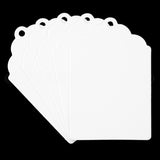 Gift Tags - 2.25" x 1.5" - Scalloped - White