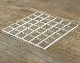 7/8" Square Glass Tiles