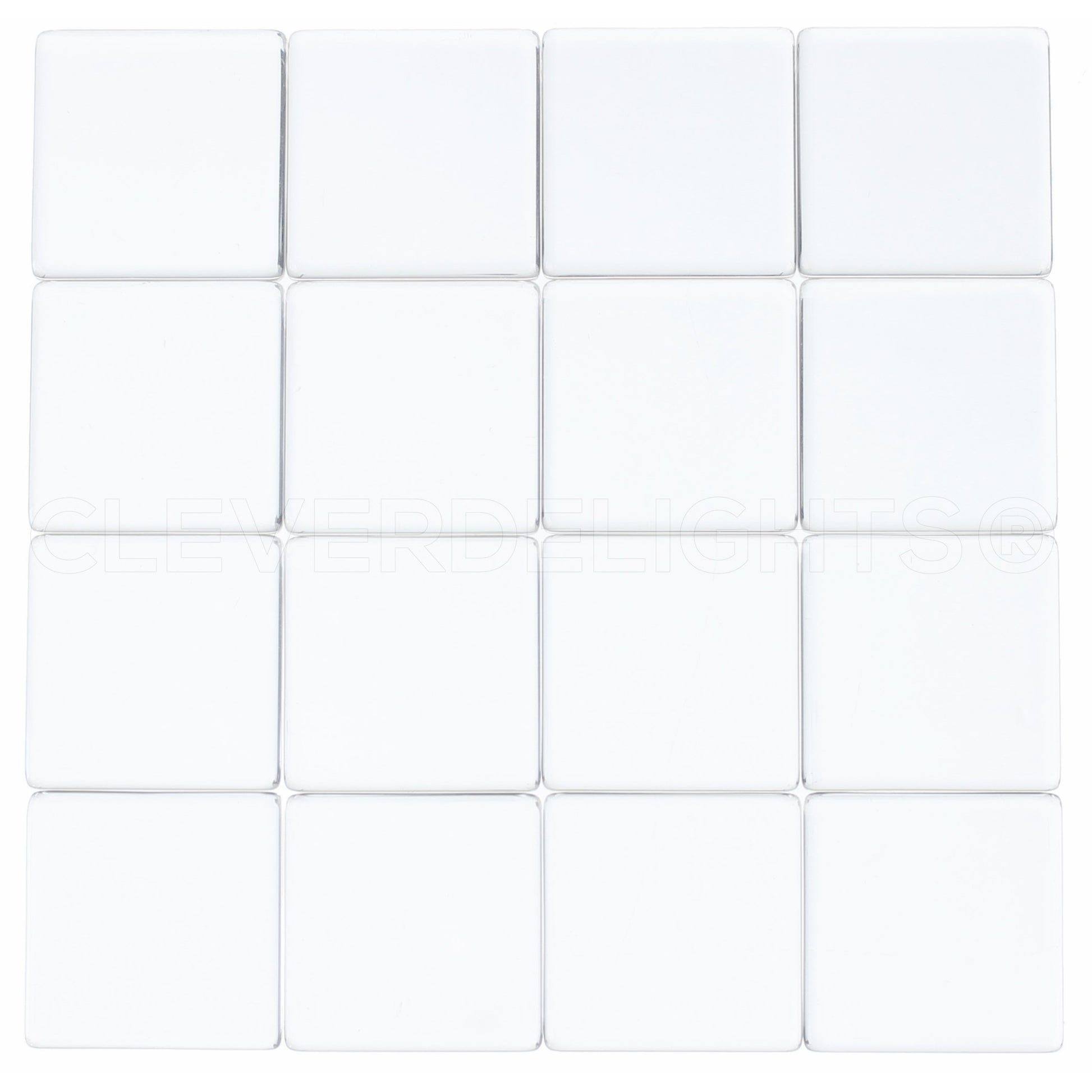1 3/16" Square Glass Tiles