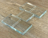 3" Square Glass Tiles