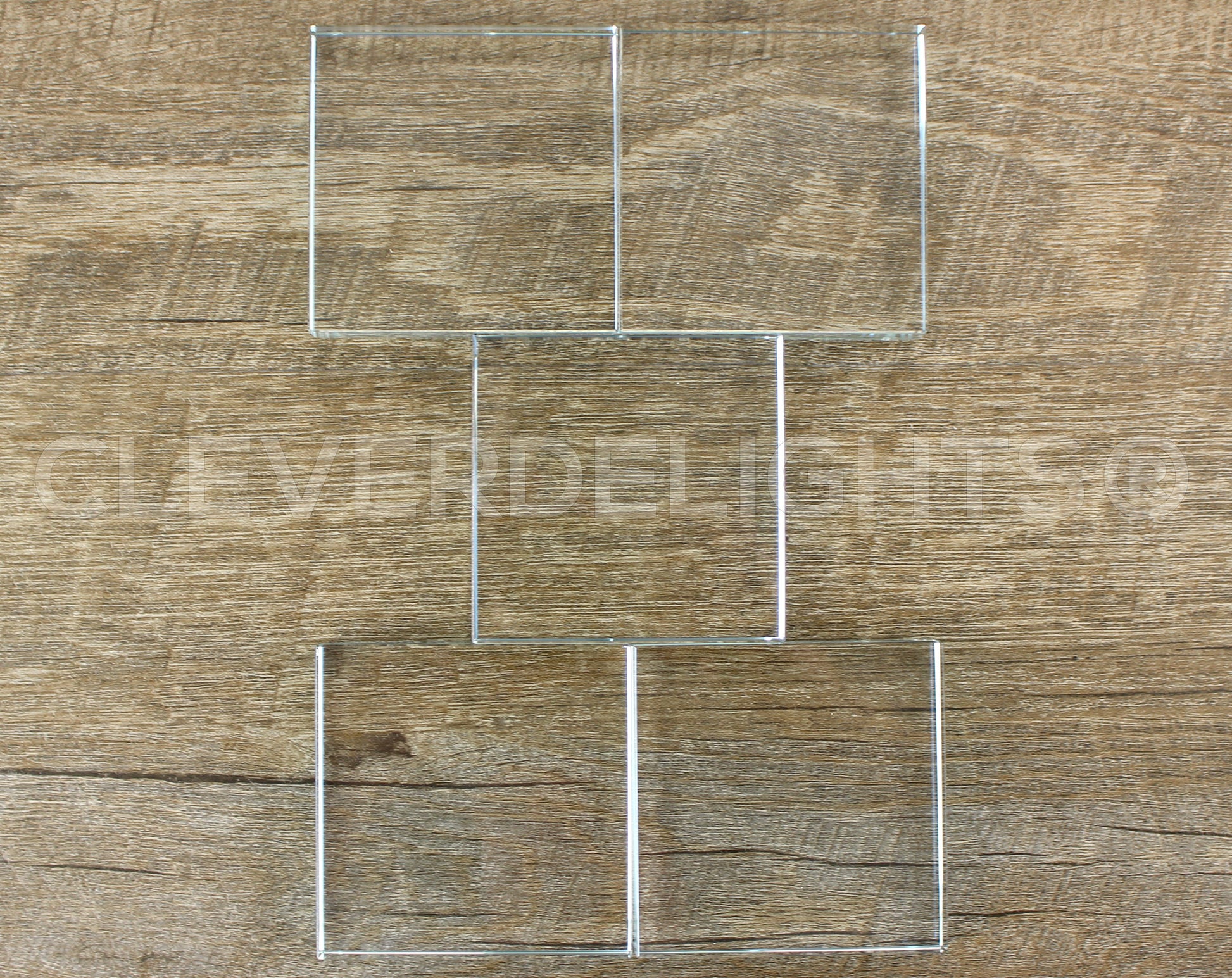 3" Square Glass Tiles