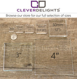 4" Square Glass Tiles