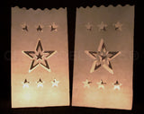 Luminary Bags - Star - White