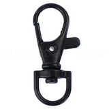 1.5" Swivel Lobster Clasps - Dark Black Color