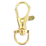 1.5" Swivel Lobster Clasps - Gold Color