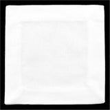 6" Cocktail Napkins - 100% Cotton Canvas - White