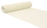 12" Ivory Burlap Roll - Finished Edges