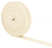 1" Ivory Burlap Ribbon - Finished Edge - 25 Yards