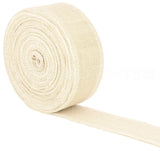 2" Ivory Burlap Ribbon - Finished Edge - 25 Yards