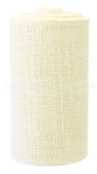 6" Ivory Burlap Roll - Finished Edges