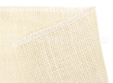 2.5" Ivory Burlap Ribbon - Wired Edges - 25 Yards