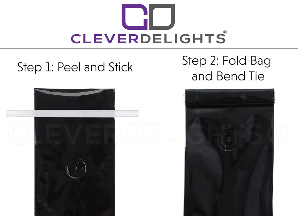 Peel and Stick Tin Ties - 7" - White