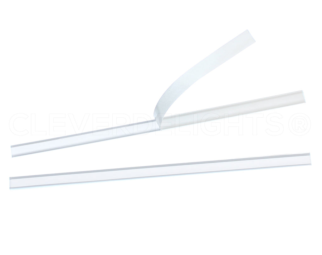 Peel and Stick Tin Ties - 7" - White