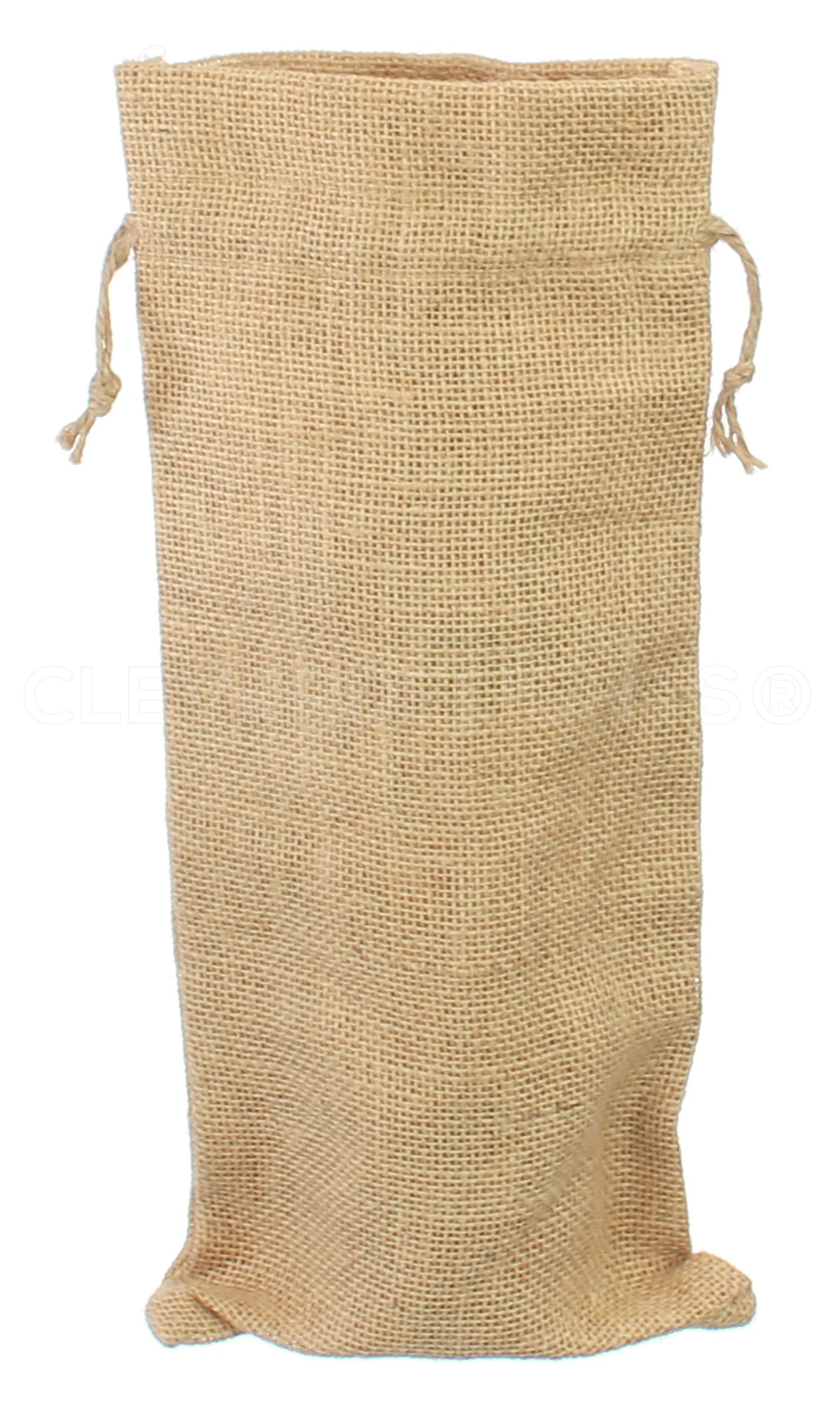 Natural Burlap Wine Bags with Drawstring